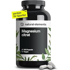 Magnesium (z. B. Bisglycinat oder Citrat)