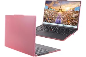 mCover Twarda obudowa kompatybilna tylko z Lenovo ThinkPad X1 Carbon Gen 12/13 Windows 2024-2025 14" (z zawiasem 180 stopni, nie pasuje do innych modeli Lenovo), różowa