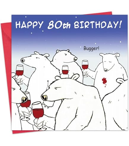 Noel Tatt Geburtstagskarte 80. Geburtstag Für Männer – Mit Labrador-Welpe & Flacher Kappe