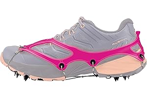 Nortec Ramponcini TRAIL 2.1 Made in Italy per Winter Trail Races Corsa invernale su Ghiaccio e Neve, Micro Ramponi minimal con Custodia