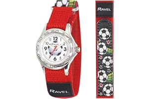 Ravel - Reloj para Niños con Correa de Cierre Fácil - Cuarzo Analógico