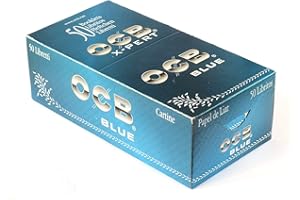 OCB - X-Pert Bleu - Lot de 50 paquets de feuilles à rouler courtes