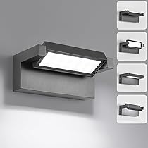 Aiskdan Applique da Parete Esterno/Interno LED, Applique Esterno