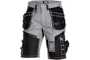 BLÅKLÄDER Blakläder Arbeitshose Shorts Handwerker X1500 1502 grau, Farbe:grau/sw, Größe:54