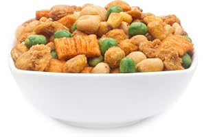CRACKERSCOMPANY 1 x 3kg Snackmischung Barcelona Knabberei mit Salsa Erdnüsse Maiskörner Nach Kichererbsen 19% Protein