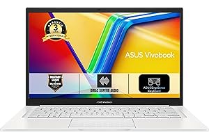 ASUS Vivobook 14 S1404FA-NK326W 14-calowy laptop FHD (procesor AMD Ryzen 5 7520U 4,3 GHz, 16 GB LPDDR5 RAM, SSD 512 GB Nvme, AMD Radeon Graphics, Windows 11 Home) - klawiatura AZERTY.