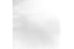 SHOPMIX Tessuto Tela Da Ricamo F.lli Graziano Emiane Altezza 180cm Ta1410, Bianco, UNI