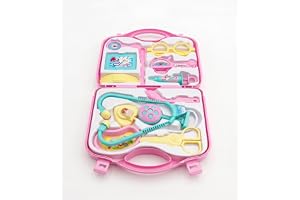 Zain Kids Pretend Play Doctor Kit – Portable Medical Playset with Carrying Case & Stethoscope, Educational Toy for Boys and Girls (Random Color)
