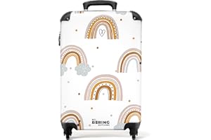 NoBoringSuitcases® Children's Suitcase, Hand Luggage, Hard Case with TSA Lock, for Boys and Girls, Trolley, Travel Suitcase, Carry-on, Rolling Case, Small or Medium, Children's luggage