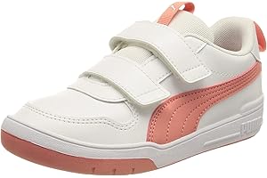 PUMA Multiflex SL V Inf, Zapatillas Unisex bebé, Puma Blanco Clavel Rosa, 24 EU
