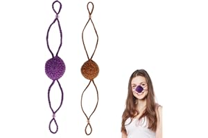 lasuroa 2uds Calentadores Nasales de Invierno, Cubrenariz Crochet Resistentes Viento y Cómodos para Climas Fríos Accesorios Esquí Actividades Aire Libre para Hombres y Mujeres