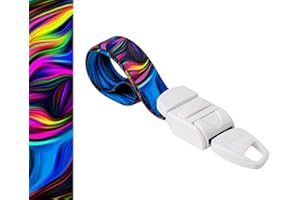 ROLSELEY Professionale, laccio emostatico medico a rilascio rapido e lento con motivo a flusso di colore