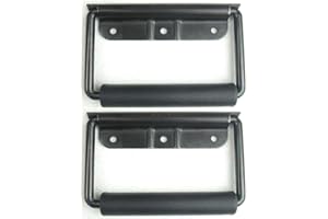 Adam Hall Hardware 3443BLK M2 AH - 2er Set Klappgriff gefedert schwarz