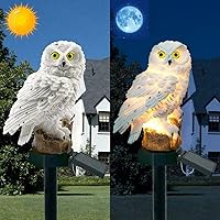 Wovatech Eule Solarleuchten Garten im Freien - Wasserdichte LED Owl Rasenlampe - Kreatives Nachtlandschaftslicht für…