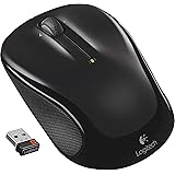 Logitech M325 Wireless Mouse for Web Scrolling - Black