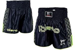 ISLERO FITNESS Short de combat Islero Muay Thai, MMA Kick Boxing, Grappling, Arts Martiaux, UFC Cage Combat Shorts Vêtements Homme