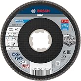 Bosch PRO X571 Yelpaze Taşlama Diski X-Lock, a&ccedil;ılı, 115 mm, K40 | &Ccedil;elik, paslanmaz &ccedil;elik, gran&uuml;lasyon 80, profesyonel aksesua