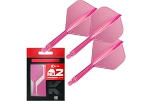 Target Darts K Flex Plumas y Cañas Integradas, No.2 | Pack De 3 K-Flex - No2, Kflex All In One Plumas y Cañas Moldeadas Dardos Longitudes: Corto, Intermedio y Medio | Accesorios Profesionales Dardos