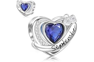 Jokmeo 925 Sterlingsilber Damen Charm Anhängerperlen, kompatibel mit Pandora sowie europäischen Armbändern und Halsketten. Passend für Frauen und Mädchen.F4