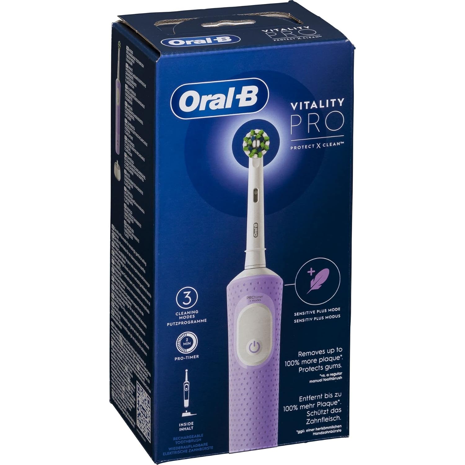 Oral-B Vitality Pro Elektrische tandenborstel, violet, 1 borstel