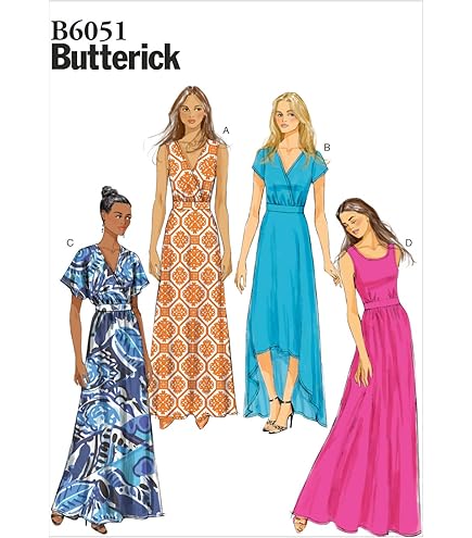 Vogue Patterns V1813B5 Damenrock/Hose Schnittmuster - Ausgestellter Rock Mit Taschen