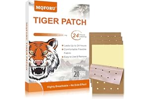 MQFORU Pain Relief Patches, Chinese Pain Relief Plaster Herbal Patches for Knee, Back, Joint, Muscle Neck Pain Relieving Up to 12 Hours, 20 Patches