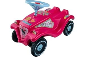 BIG spielwarenfabtik- Big Bobby Car-Classic Candy – Veicolo Adesivi a Forma di Caramella, Portata Fino a 50 kg, per Bambini a Partire da 1 Anno, Colore Rosa, taglia unica, 800056129