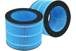 DAODEFUL AMF220 Lot de 2 filtres de rechange pour purificateur d'air Philips AMF220/15 et HU3916/10 HU3918/10 HU2716/10 HU2718/10 FYM220/30 FY3446/30