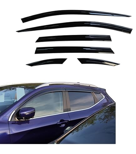 YPZJJBLD 4 Pezzi Deflettori D'Aria Compatibili Per Nissan Qashqai