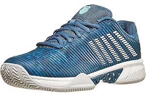 K-Swiss Performance Hypercourt Express 2 HB, Zapatos de Tenis Hombre, Indian Teal/Star White/Moonstruck, 49 EU