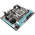 Dpofirs Desktop Motherboard, LGA 1155 CPU 2nd Gen Slot Dual Channel DDR3 with 3 Phase Power, HD VGA Output, Micro ATX for Gaming