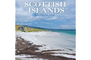 2026 Scotland Calendar: Scottish Islands - Square Wall Calendar - Month to View - 12 Months