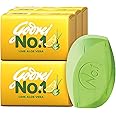 Godrej No.1 Lime & Aloe Vera Soap - Pack of 6 (150g each) - High TFM (Grade 1 Soap) | Soaps For Bath | Long-Lasting Fragrance