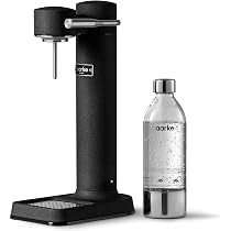 sodastream 0 7l crystal glaskaraffe »Crystal« titan, inkl. 0,7 L und Zylinder PÅDRAG Vase, Klarglas, 17