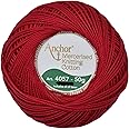 HUNNY- BUNCH Anchor Mercerised Premium Knitting Crochet Cotton Thread Yarn Balls for Knitting, Weaving, Embroidery and Craft Making Fast Color (Pack of 2 Rolls) (Shade no. 47)
