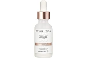 REVOLUTION BEAUTY LONDON Revolution Skincare London, 5% Caffeine and Hyaluronic Acid Revitalising, Siero sotto gli occhi, 30ml