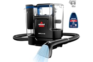 BISSELL SpotClean C5, Aspiradora de Agua Tapicería, Lava Aspiradora Ligera con Sistema Triple Action, Limpiador de Liquidos para Alfombras, Tapicería, Sofá, Auto & Más, Motor Potente de 400W, 3861N