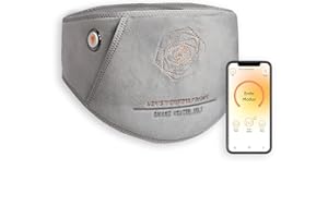 Vulpés BellyBelt 10 – fascia termica smart per addome, pancia e schiena | Calore a infrarossi regolabile | Sollievo durante il ciclo | PowerBank 10.000 mAh inclusa