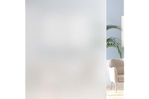 DOWELL Folia Okienna Nieprzejrzysta Maskująca, 90 x 200 cm, Mleczna, Samoprzylepna, Statyczna, Ochrona Przed Wzrokiem