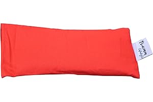 TVAMM LIFESTYLE tvamm-Lifestyle Augenkissen mit Leinsamen/Lavendel Füllung - 100% Baumwolle Stoff, 23 x 11 cm/in wunderschönen Farben erhältlich