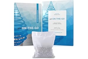 Invigorated Water Portable Alkaline Water Filter - Long Lasting Multi-Stage Water Filter - Removes Chlorine Heavy Metals and Fluoride - Difference You Can Taste - Better Detox and Weight Management
