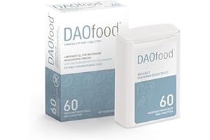 ‎DR HEALTHCARE DAOfood - Diätetische Management bei DAO-Mangel - Dispenser 60 Mini Gastro-resistente Tabletten - DAO-Enzym