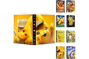 Thingehoy Pokemon Sammelalbum Pokemon Karten Pokemon Album Pokemon Heft Pokemon Karten Sammelalbum, Album Heft Für Karten Ordner, 30 Seiten 240 Karten KapazitäT Sammelkarten Album
