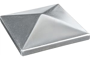 Vasalat 302311 Capuchon pour poteaux en bois 90 x 90 mm en acier inoxydable antirouille