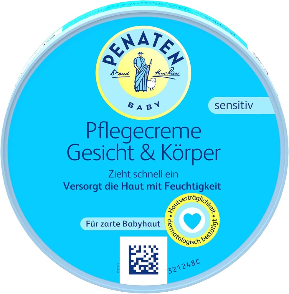 Penaten Penaten Baby Care Cream Face & Body Baby Care Cream for Moisturising the Skin for a Pleasantly Soft Skin Feeling (1 x 100 ml) 100 ml