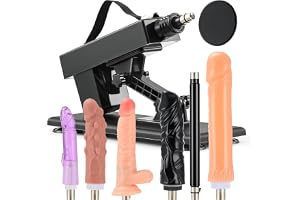 SENSUA Automatic Thrusting Sex Machine med 5 dildos, förlängningsstång, sugkoppstillbehör, sexleksaker för vuxna för vaginal massage Anal onani, för kvinnor män par