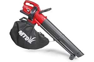 MTD - Aspirador y soplador de Hojas con batería de Iones de Litio de 40 V - BLBV40 (sin batería ni Cargador)