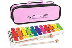 Sonor BWG Boomwhackers Glockenspiel + keepdrum MB01PK Tasche Pink