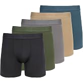 Puma 5 Pack Performance Boxer Briefs Underwear for Men Men