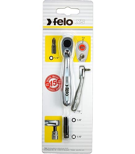 Felo 05771106 Extra-Small Toolbox With Ratchet And Bits - 11 Pieces - View #2